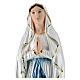 Madonna of Lourdes, 50 cm in plaster with mother of pearl s4