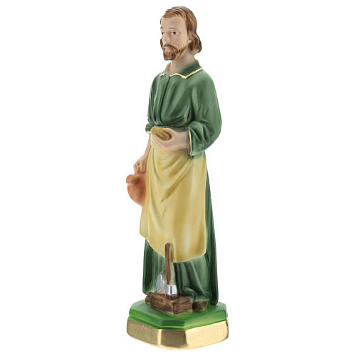 St Joseph the Worker 20 cm in painted plaster 2