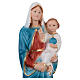 Virgin Mary with Baby Jesus 20 cm in plaster s2