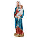 Virgin Mary with Baby Jesus 20 cm in plaster s3