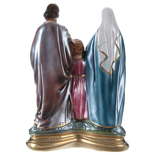 Holy Family 30 cm in mother-of-pearl plaster 4