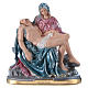 Statue Pietà 20cm perlmuttartigen Gips s1