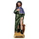 Estatua de yeso pintado San Roque 20 cm s1