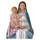 Our Lady of the Castle 20 cm cm pearlized plaster statue s2