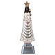 Our Lady of Loreto 20 cm in mother-of-pearl plaster s1