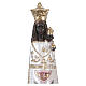 Our Lady of Loreto 20 cm in mother-of-pearl plaster s2