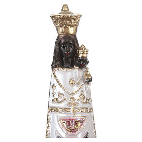 Virgen de Loreto de yeso nacarado 20 cm