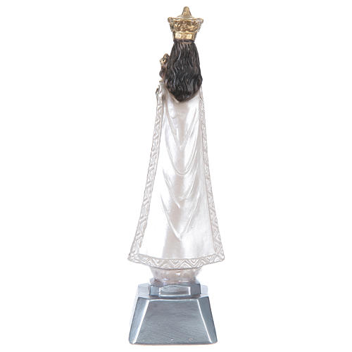 Virgen de Loreto de yeso nacarado 20 cm 5