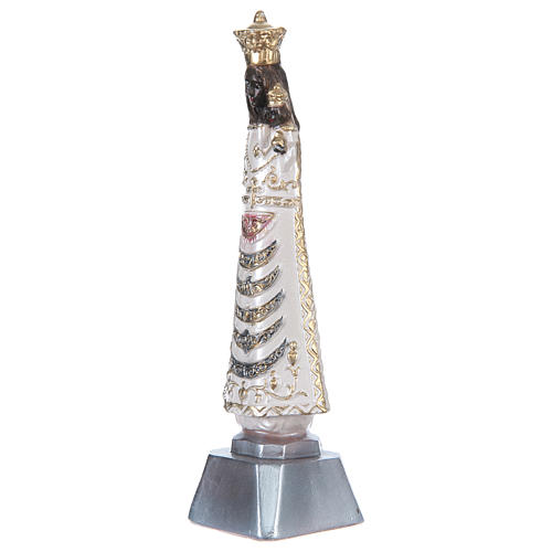 Statue of Madonna of Loreto in Plaster with mother of pearl, 20 cm 3