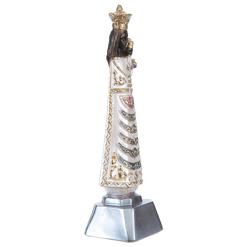 Statue of Madonna of Loreto in Plaster with mother of pearl, 20 cm 4
