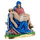 Statue der Pietà 15cm perlmuttartigen Gips s4