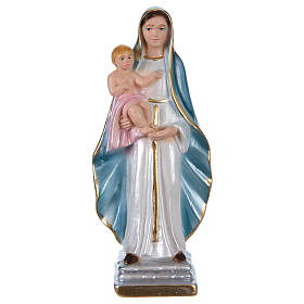 Imagens em Gesso: Rainha do Castelo 15 cm gesso efeito nacarado