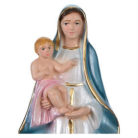 Imagens em Gesso: Rainha do Castelo 15 cm gesso efeito nacarado