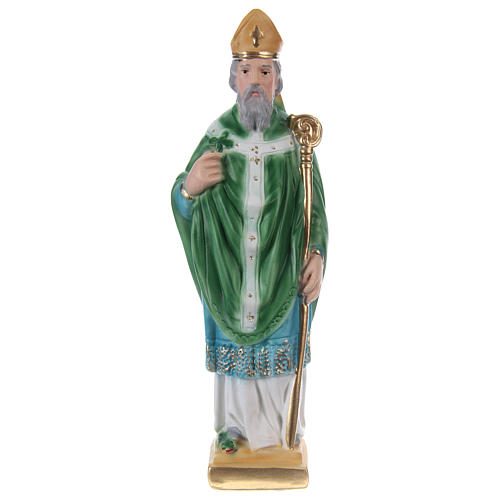 st patrick 20 cm in plaster online sales on holyart co uk christmas lights st paul