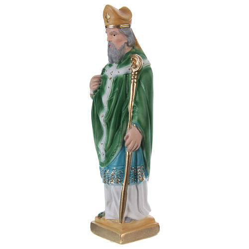 San Patricio 20 cm estatua de yeso 3