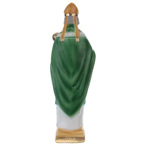 San Patricio 20 cm estatua de yeso 4