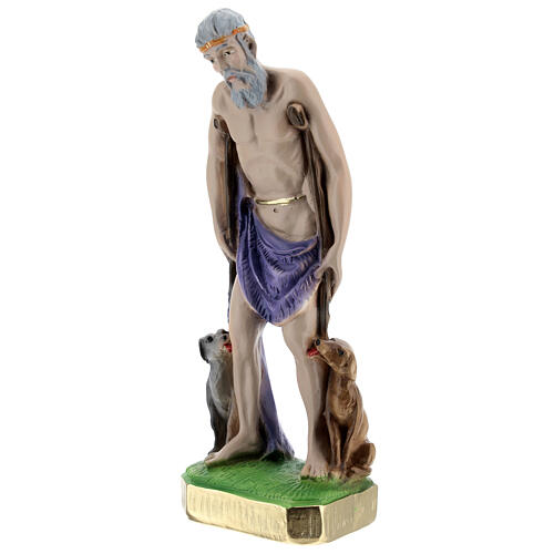 St Lazarus 20 cm in painted plaster 2