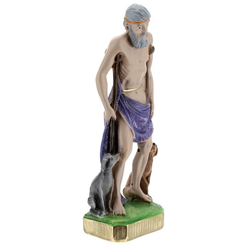 St Lazarus 20 cm in painted plaster 3