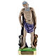 St. Lazarus Statue, 20 cm in painted plaster s1