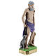 St. Lazarus Statue, 20 cm in painted plaster s3