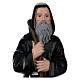 St Francis of Paola 20 cm in painted plaster s2