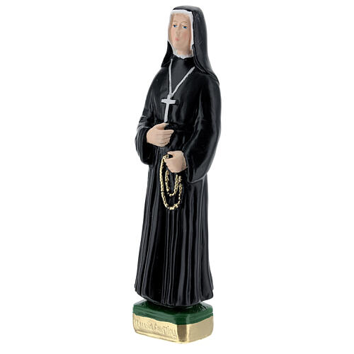 Sister St. Faustina Statue in painted plaster, 20 cm 2