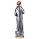 Heiliger Franz von Assisi 20cm perlmuttartigen Gips s4