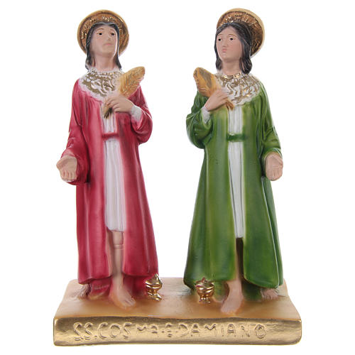 Saints Cosmas and Damian Statue, 20 cm in plaster 1