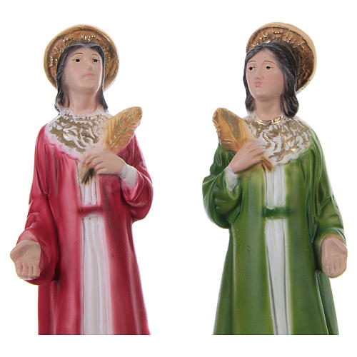 Saints Cosmas and Damian Statue, 20 cm in plaster 2