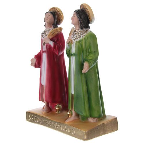 Saints Cosmas and Damian Statue, 20 cm in plaster 3
