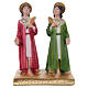 Saints Cosmas and Damian Statue, 20 cm in plaster s1