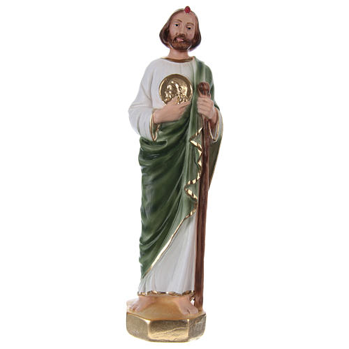 St Jude 20 cm in mother-of-pearl plaster 1