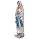Our Lady of Lourdes 20 cm in mother-of-pearl plaster s3