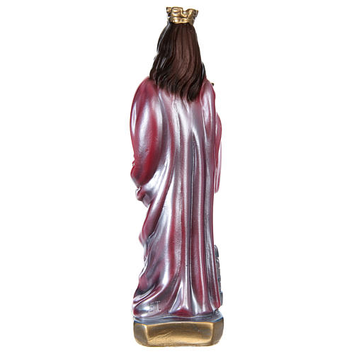 St Barbara 20 cm in mother-of-pearl plaster 5