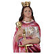 St Barbara 20 cm in mother-of-pearl plaster s2