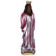 St Barbara 20 cm in mother-of-pearl plaster s5