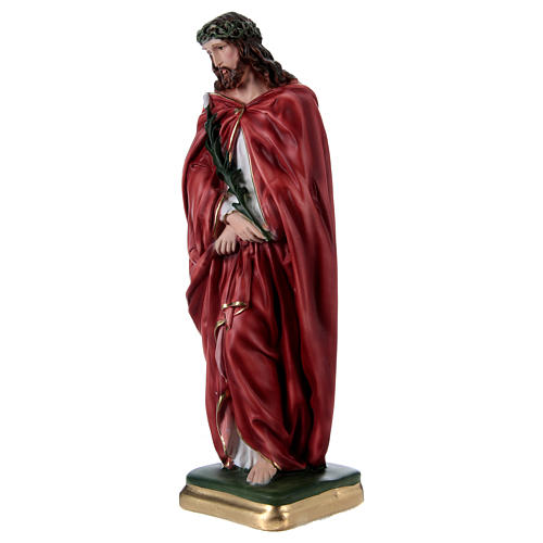 Ecce Homo 40 cm in mother-of-pearl plaster 3