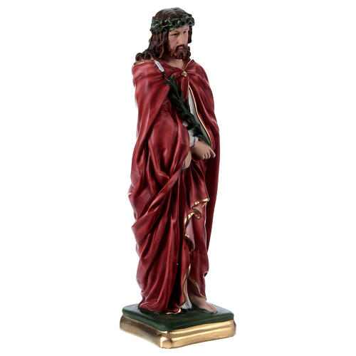 Ecce Homo 40 cm in mother-of-pearl plaster 4