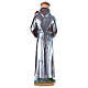 St Anthony 50 cm in mother-of-pearl plaster s4