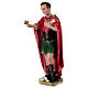 St Expedite 55 cm in painted plaster s3