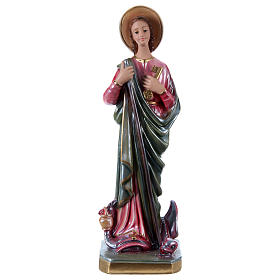 Saint Marthe 40 cm plâtre nacré