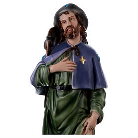 Saint Roch 45 cm statue plâtre