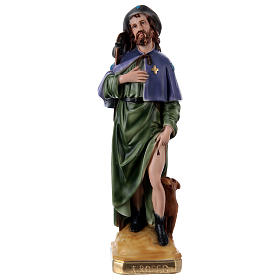 San Rocco 45 cm statua gesso 