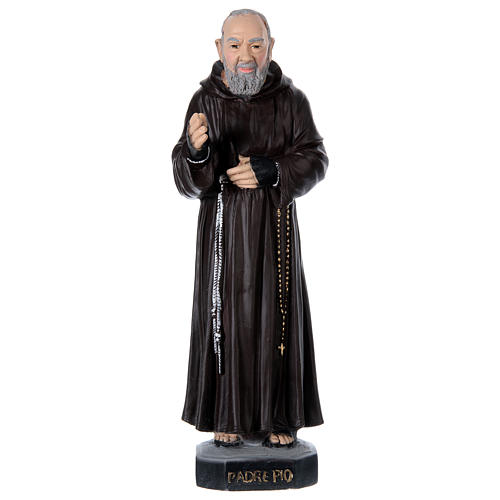 Padre Pio 45 cm gesso 1