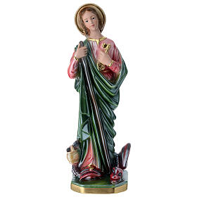 St Marta 30 cm in mother-of-pearl plaster