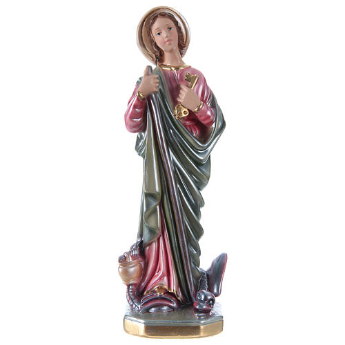 St Marta 30 cm in mother-of-pearl plaster 1