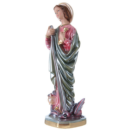 St Marta 30 cm in mother-of-pearl plaster 3
