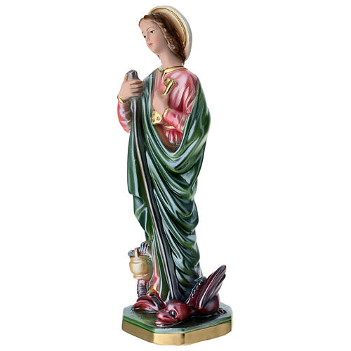 Plaster St Martha mother-of-pearl, 11.81'' 3