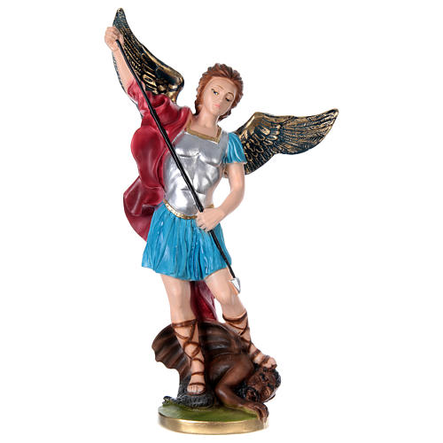 St. Michael 40 cm Statue in painted plaster 1