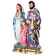 Holy Family 40 cm in mother-of-pearl plaster s3